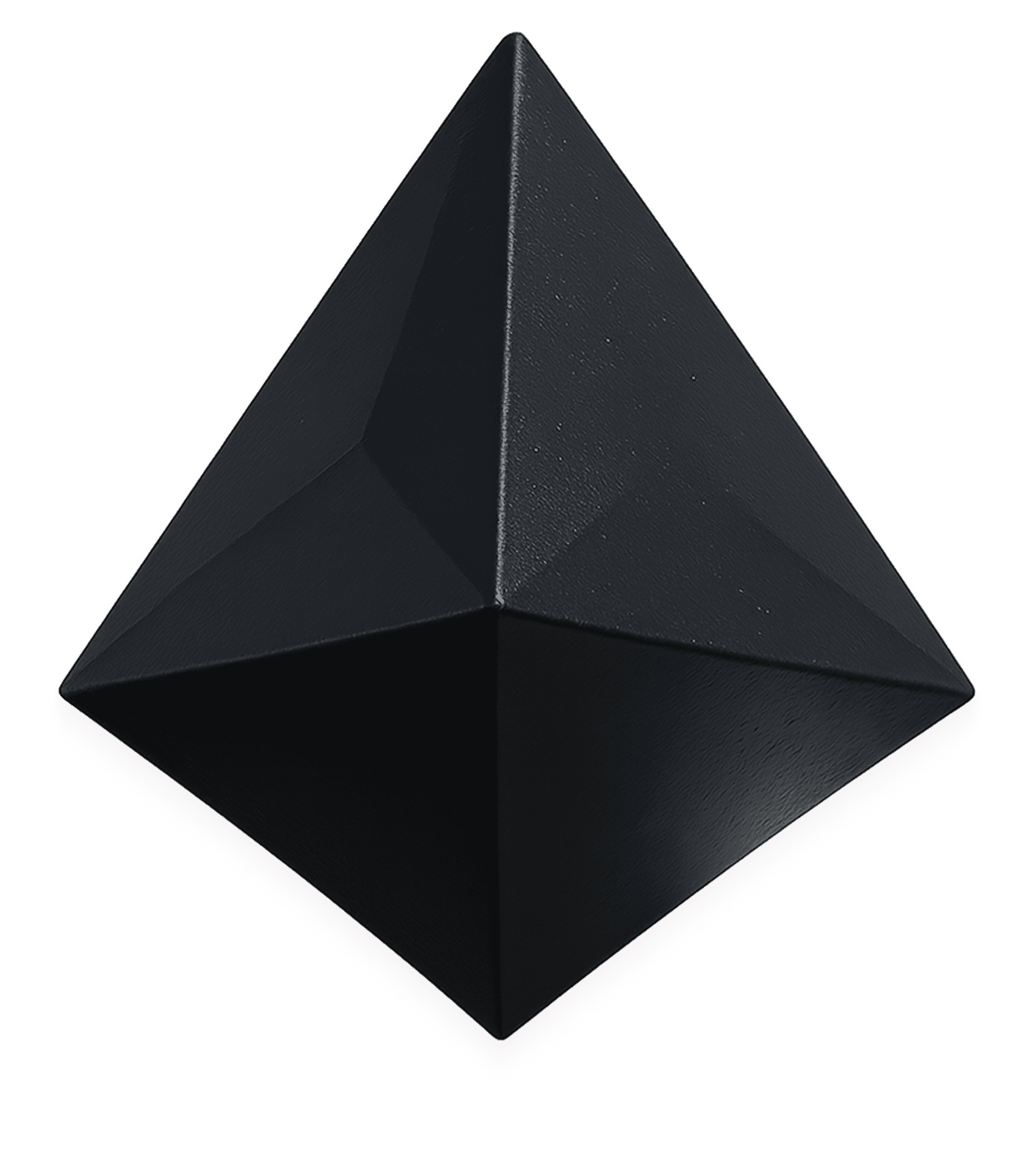 black tetrahedron
